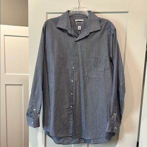 Van Heusen Blue Casual Button Down Shirt